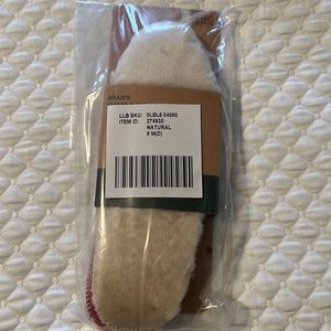 NWT LLBean Slipper shearling insole
